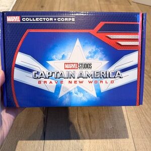 New Captain America Brave New World Funko Marvel Collector Corps Box Size Medium